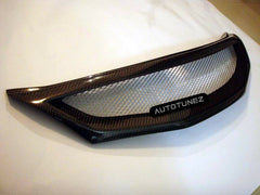 Carbon Fiber Car Grille Grill For Subaru Impreza WRX STI 2008 2009 Black