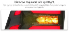 Smoke LED Tail Rear Lamp Sequential Light For Toyota Hilux 2015 2016 2017