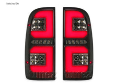 NEW Smoke LED Tail Rear Lamp Light Set Pair For Toyota Hilux 2005-2014 SR5 Mk7