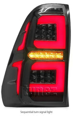 Smoke LED Tail Rear Lamp Sequential Light For Toyota Hilux 2015 2016 2017