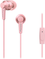 Pioneer C3 Lightweight in-Ear Headphone with Powerful 10 mm Driver and Aluminium Design - Pink