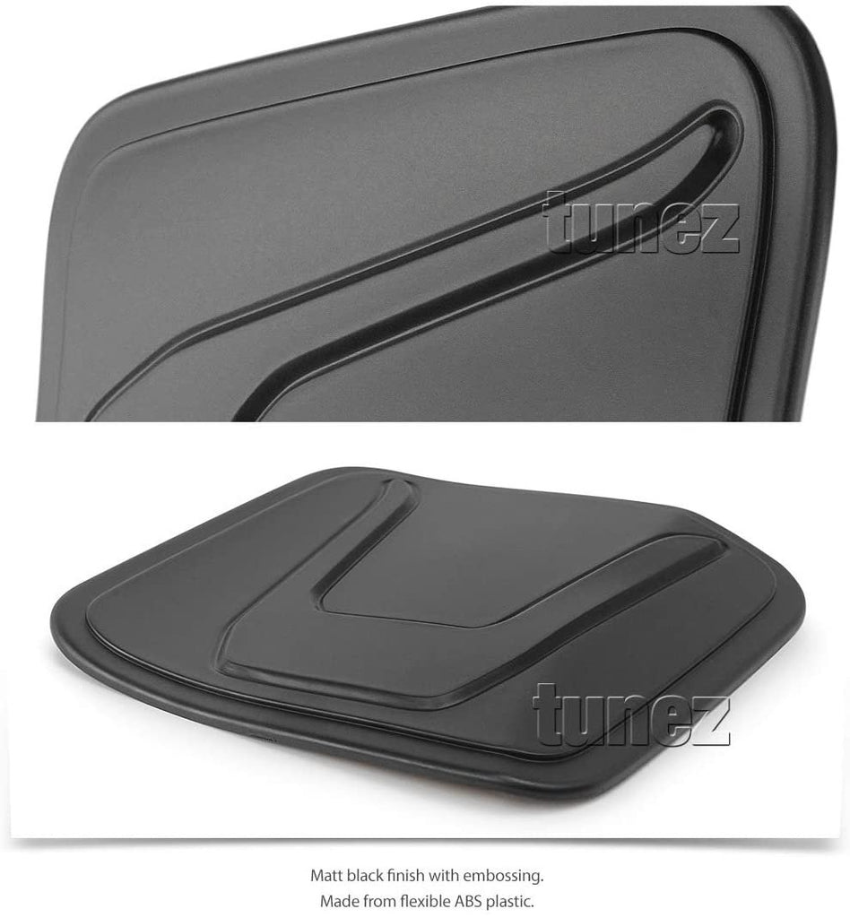 Petrol Gas Fuel Tank Door Cap Black Cover Car Compatible with Mitsubishi Triton 2019 2020 2021 MR