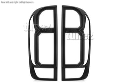 Front Tail Rear Light Lamp Cover Black For Nissan Navara NP300 D23 2015-2019