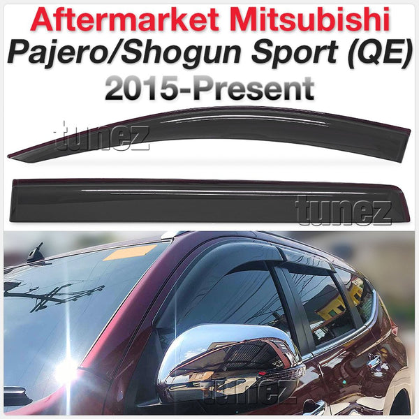 Window Door Visor Weathershield Weather Shield For Mitsubishi Pajero Sport QE QF