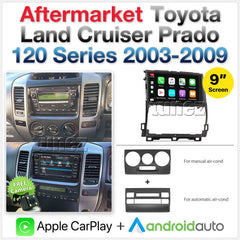 Apple CarPlay Android Auto For Toyota Land Cruiser Prado 120 Series Stereo Radio