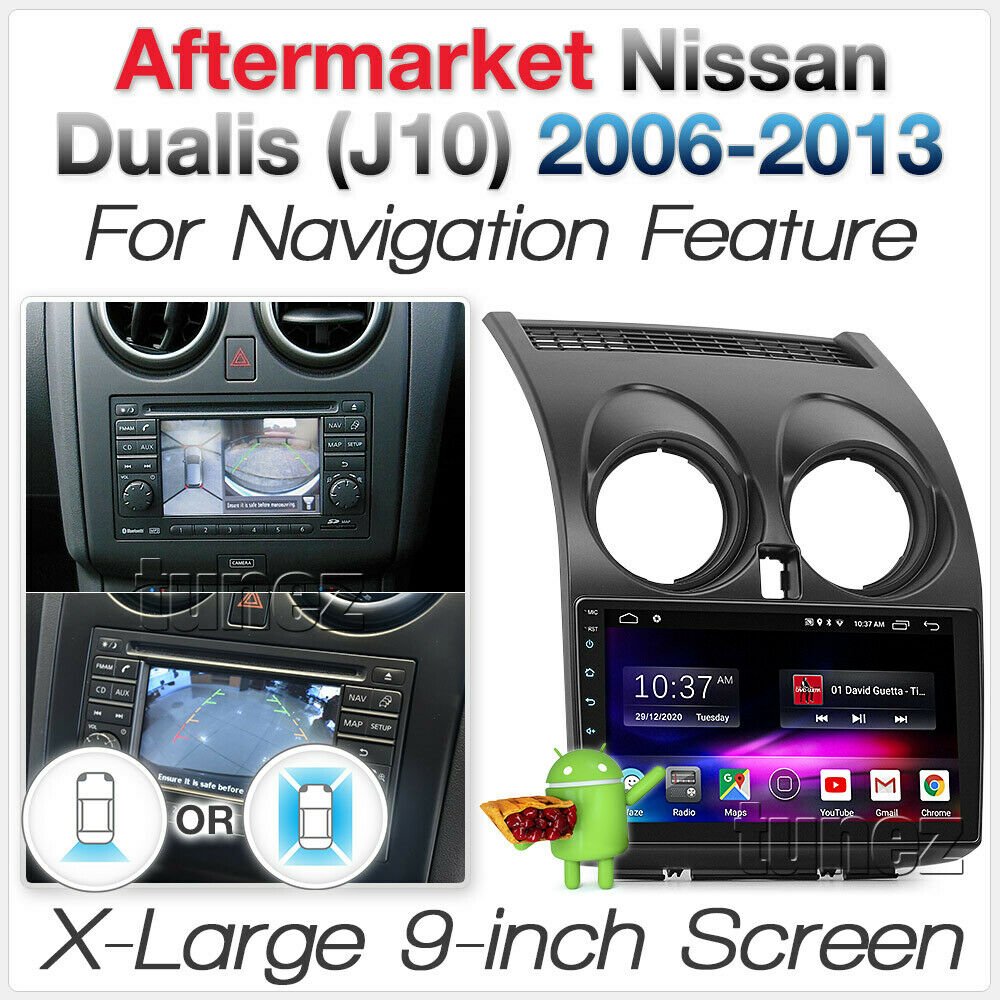 9" Android MP3 Car Player GPS For Nissan Dualis J10 2007-2012 Radio Head Unit