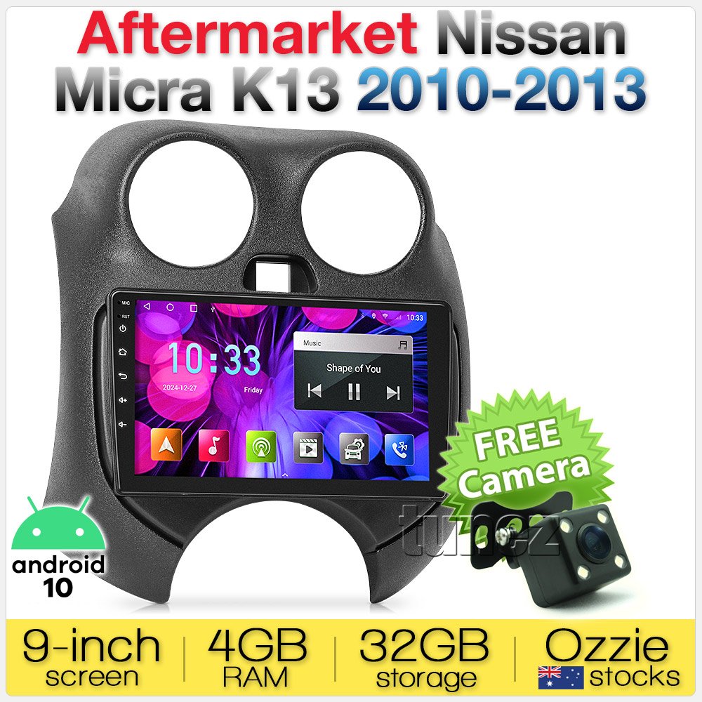 9" Android Car MP3 Player For Nissan Micra K13 2010-2013 Stereo Radio GPS