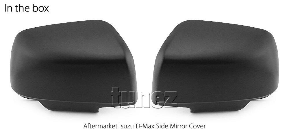 Matte Matt Black Side Mirror Cover Guard For Holden Colorado LT LTZ LS LSX