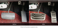 Non Slip Performance Foot Pedal Pads Auto Aluminum Pedal Covers Fit for Nissan Navara NP300 (D23, Year 2015-Present), DX RX ST ST-X