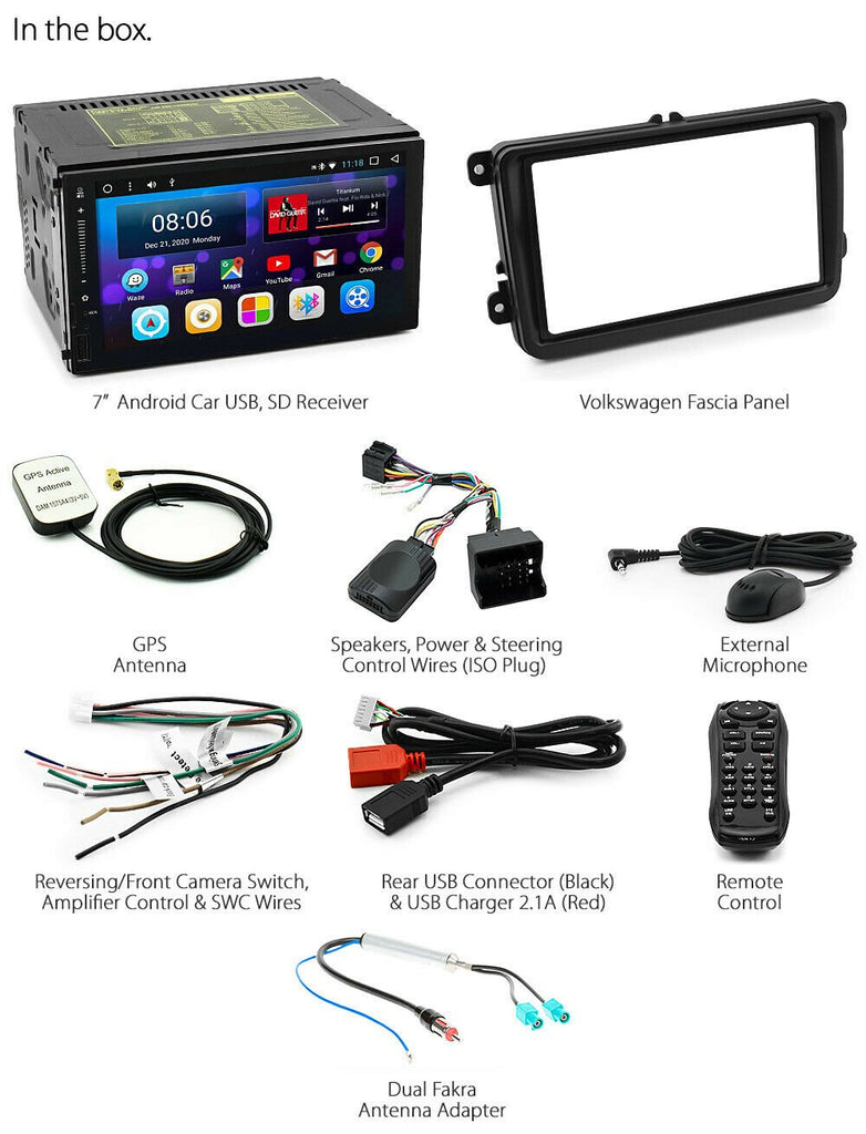 Android Car MP3 Player For Volkswagen Amarok Caddy Transporter Golf Radio Stereo