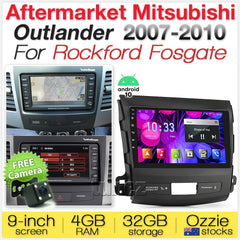 Apple CarPlay Android Auto Car Mitsubishi Outlander 2008 Radio Stereo Rockford