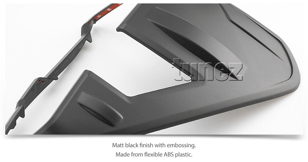 Black Front Rear Tail Light Lamp Cover For Toyota Hilux Mk3 2020 2021 2022 SR5