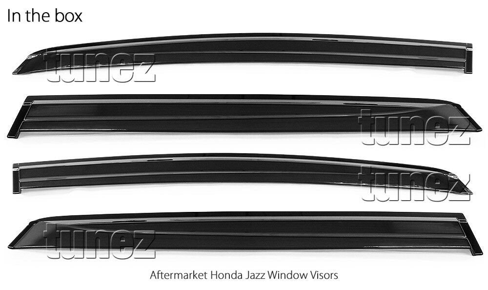 Window Door Visor Weathershield Weather Shield For Honda Jazz Fit GK5 2015