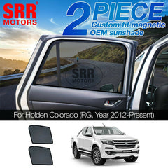 Custom Magnetic Sun Shade Rear Door Side Car Window Holden Colorado RG 2012-2020