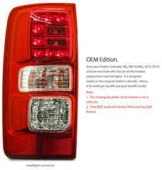 LEFT LED Tail Rear Lamp Light For Holden Colorado RG 2012-2019 LTZ LS Z71 LT