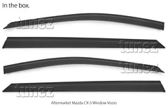 Window Door Visor Weathershield Weather Shield For Mazda CX-5 CX5 KE 2012-2017