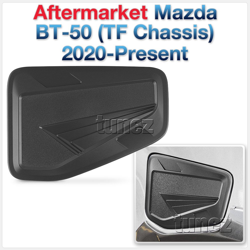 Fuel Gas Petrol Tank Door Matte Black Cover Car For Mazda BT-50 BT50 2021 2022