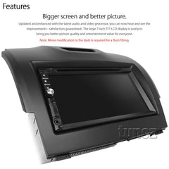 Car DVD Player Isuzu MU-X D-Max USB MP3 Stereo Radio Fascia Facia Kit ISO MUX