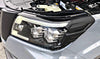 Carbon Print Front Light Lamp Cover For Navara NP300 D23 2019 2020 2021 2022