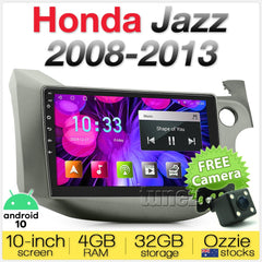 Apple CarPlay Android Auto For Honda Jazz GE 2008-2013 Stereo Radio MP3 MP4 GPS