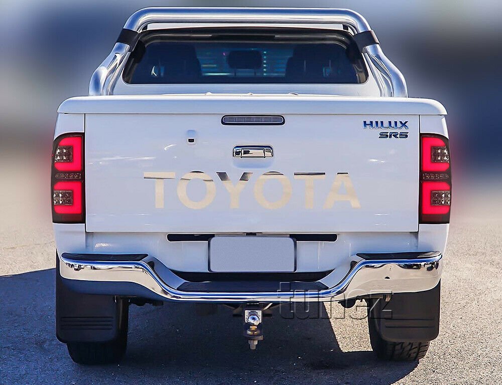 NEW Smoke LED Tail Rear Lamp Light Set Pair For Toyota Hilux 2005-2014 SR5 Mk7