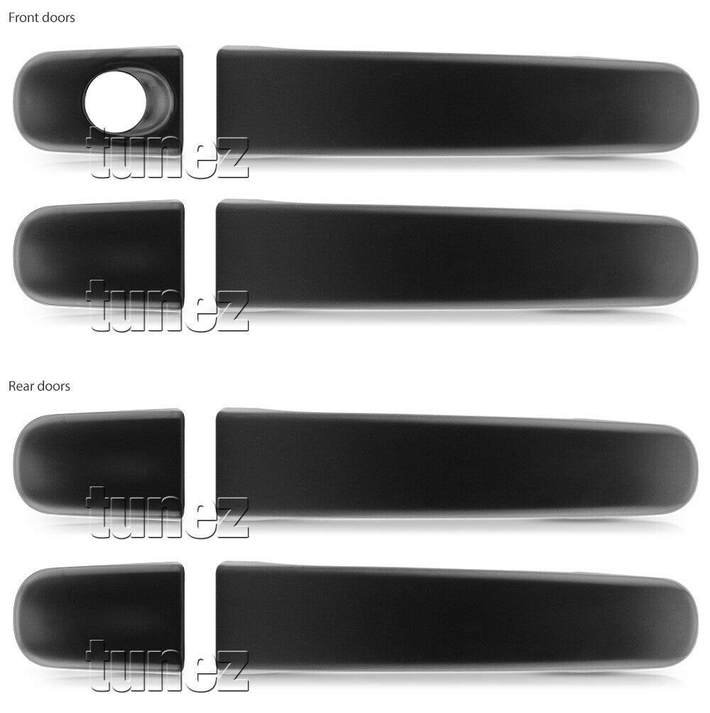 Manual Matt Key Door Handle Cover Fit Ford Ranger T6 PX MK1 MK2 MK3 XL XLT