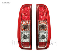 Replacement Set Pair Rear Tail Lights For Nissan Navara D40 2005-2015 RX ST ST-X