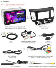 Android Car Radio Mitsubishi Lancer CJ Stereo Head Unit MP3 Player Fascia Kit