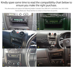 Apple CarPlay Android Auto USB MP3 Player For Holden Colorado RC Rodeo RA Stereo