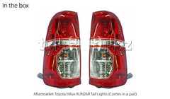 Replacement Tail Rear Lamp Lights For Toyota Hilux KUN26R SR SR5 Workmate