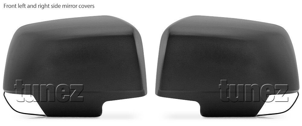 Matte Matt Black Side Mirror Cover Guard For Holden Colorado LT LTZ LS LSX