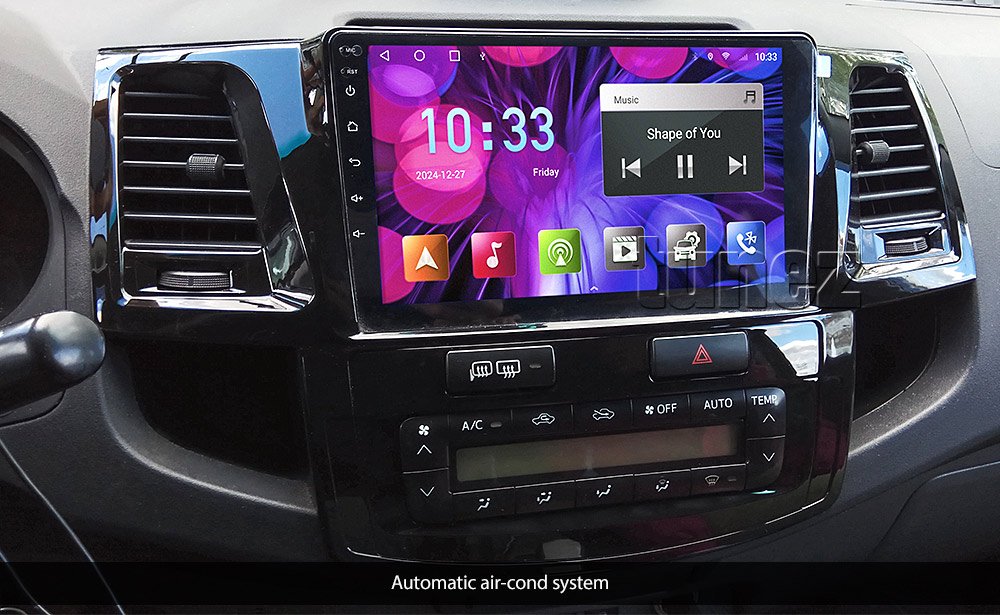 Apple CarPlay Android Auto Stereo Radio For Toyota Hilux 2006-2013 MP3 MP4 GPS