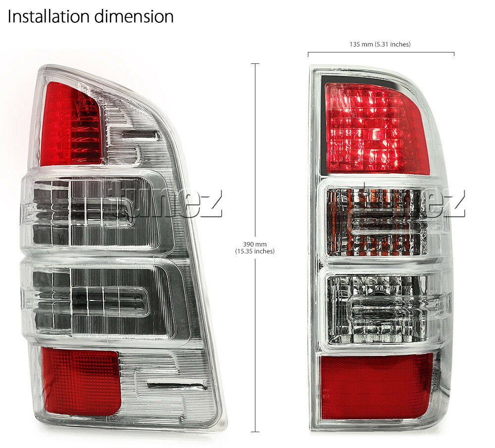 #1 Ford Ranger PJ PK '09-'11 Ute Replacement Rear Tail Light Lamp Pair LH+RH New
