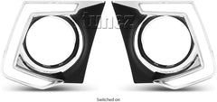 Daytime Running Light DRL Pair Set for Mitsubishi Triton MQ L200 2015-2017 GLX GLS Exceed LED Fog Lamp Car Front Light