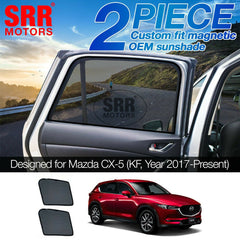 Custom Magnetic Sun Shade Rear Door Side Car Window For Mazda CX-5 KF 2018-2020