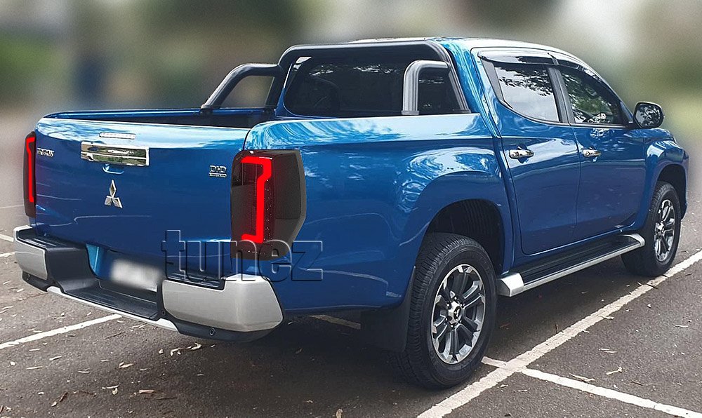 NEW Smoke Full LED Tail Lights Lamp Rear For Mitsubishi Triton MR 2020 2021 2022