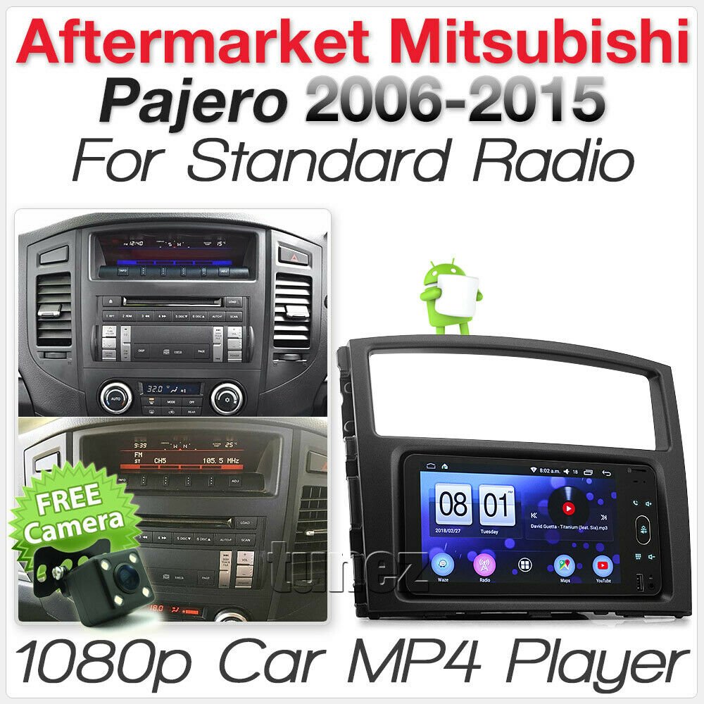 Android Car MP3 Player For Mitsubishi Pajero 2006-2015 Stereo Radio Fascia GPS