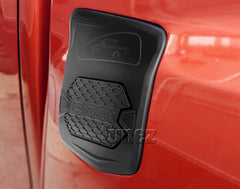 Petrol Gas Fuel Tank Door Cap Black Cover Car Compatible with Isuzu DMax D-Max RT50 RT85 Year 2012-2019