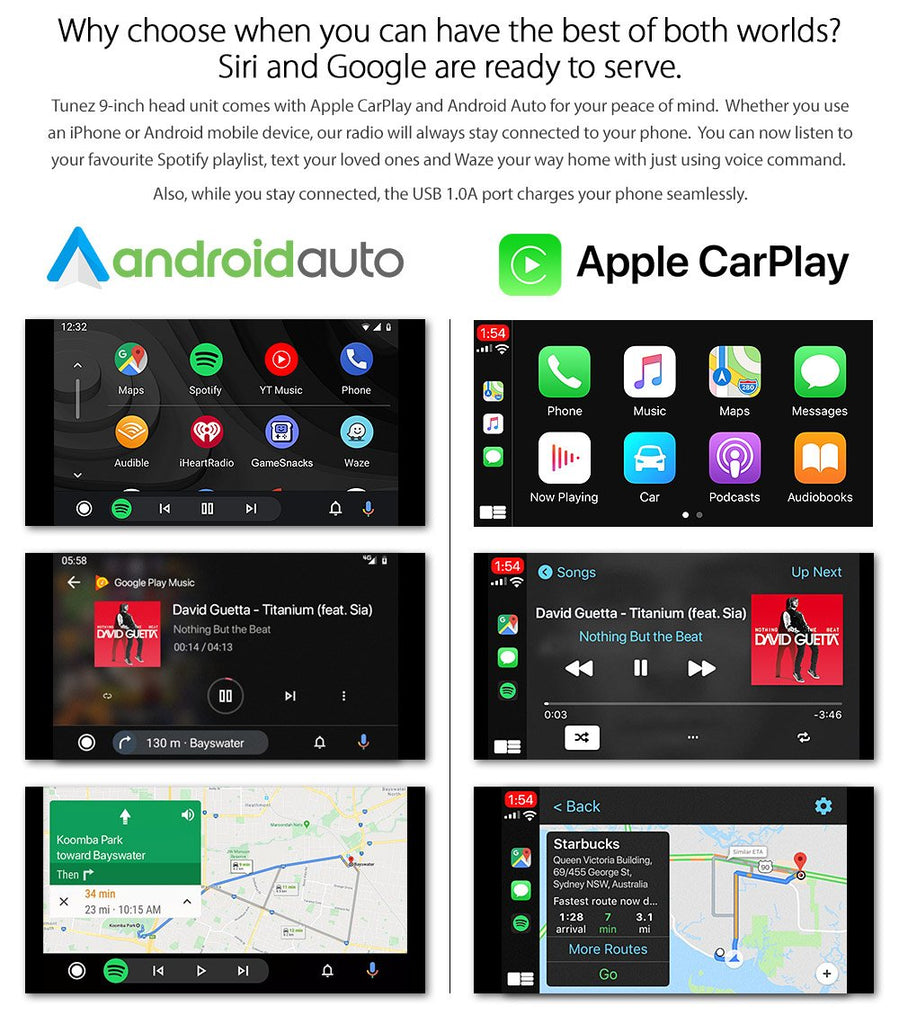 Apple CarPlay Android Auto Kia Sportage SL 2010-2015 Stereo Radio Car MP3 MP4