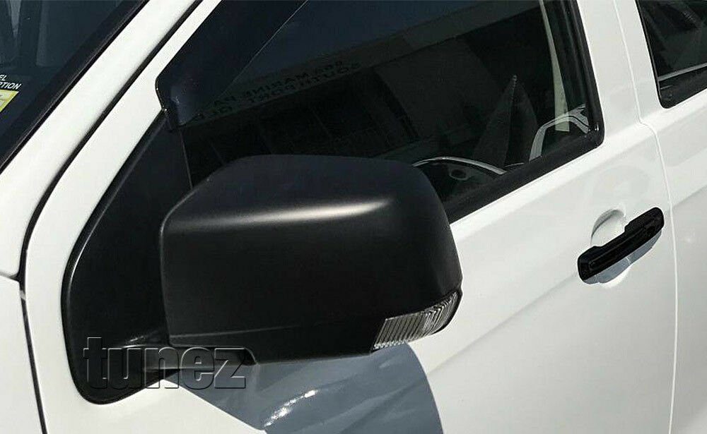 Matte Matt Black Side Mirror Cover Guard For Holden Colorado LT LTZ LS LSX