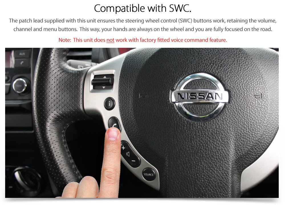 Apple CarPlay Android Auto For Nissan X-Trail T31 2007-2013 Stereo Radio MP3 MP4