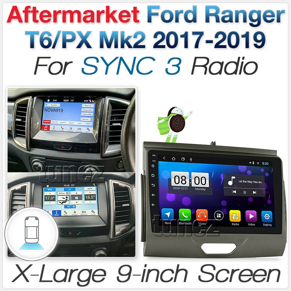Ford Ranger Sync Module Android MP3 Car Player For Ford Ranger SYNC 3 T6 PX MK2 2017-2019 MP4 ...