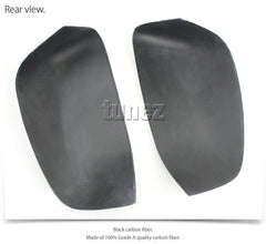 Black Carbon Fiber Side Mirror Cover Land Rover Discovery 4 L319 2009-2013 Car