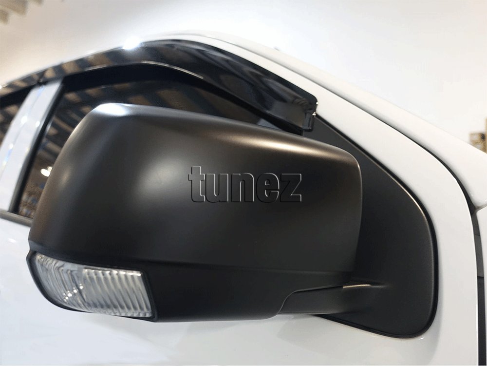 Matte Matt Black Side Mirror Cover Guard For Holden Colorado LT LTZ LS LSX