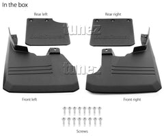 Front Rear Mud Flap Splash Guard Toyota LandCruiser J79 70 Pickup Series ABS
