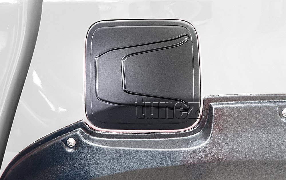 Petrol Gas Fuel Tank Door Cap Black Cover Car Compatible with Mitsubishi Triton 2019 2020 2021 MR