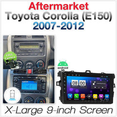 9" Android Car Player MP3 For Toyota Corolla E150 2007-2012 Stereo Radio GPS MP4