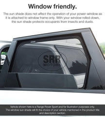 Custom Magnetic Sun Shade Rear Door Car Window For Toyota C-HR CHR 2017-2021