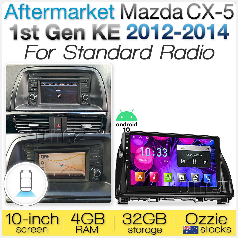 Apple CarPlay Android Auto For Mazda CX-5 CX5 KE 2012 2013 2014 Radio MP3 Stereo