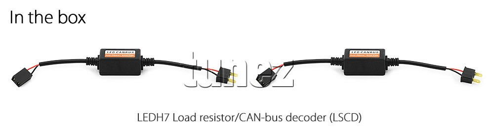 H7 Car LED Load Resistor CAN-Bus CANBus Decoder Error Free Bulb Light Adapter